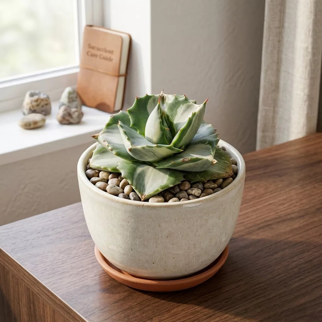 Agave Isthmensis 'Haji Raijin' Verigated -(Bare Rooted)