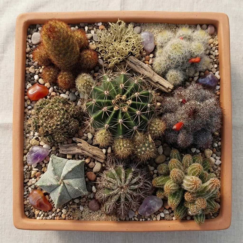Combo Of 8 Cactus Plants (Bare rooted)