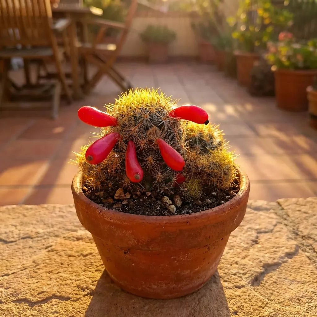 Mammillaria Brown Red Pearl Cactus (Bare Rooted)